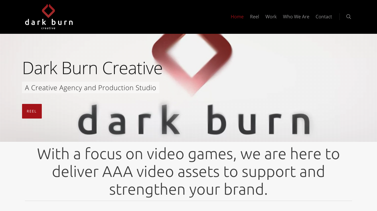 Dark Burn Creative Video Editing Production Services Motion Graphics Gameplay Capture